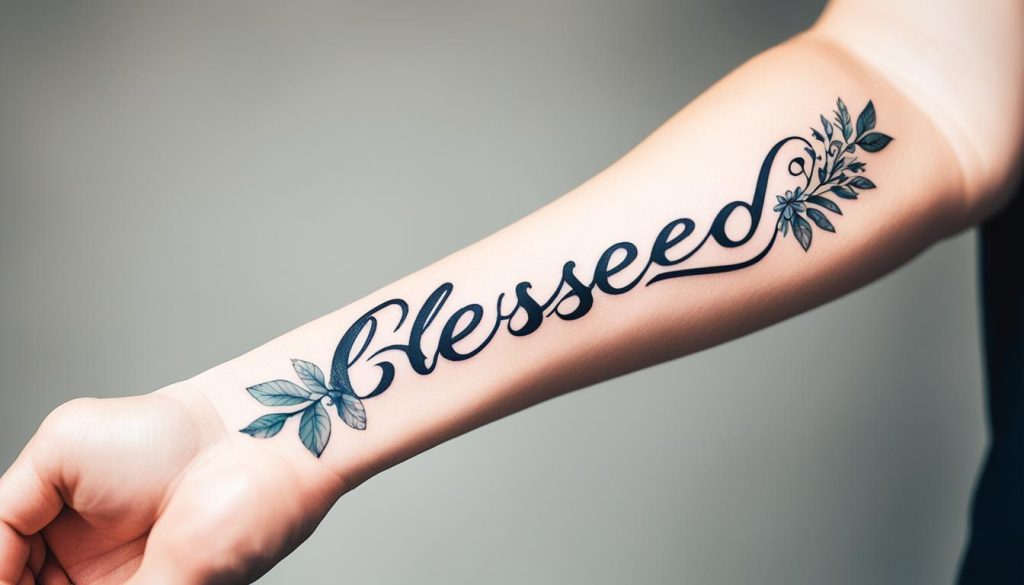 blessed tatuaje significado