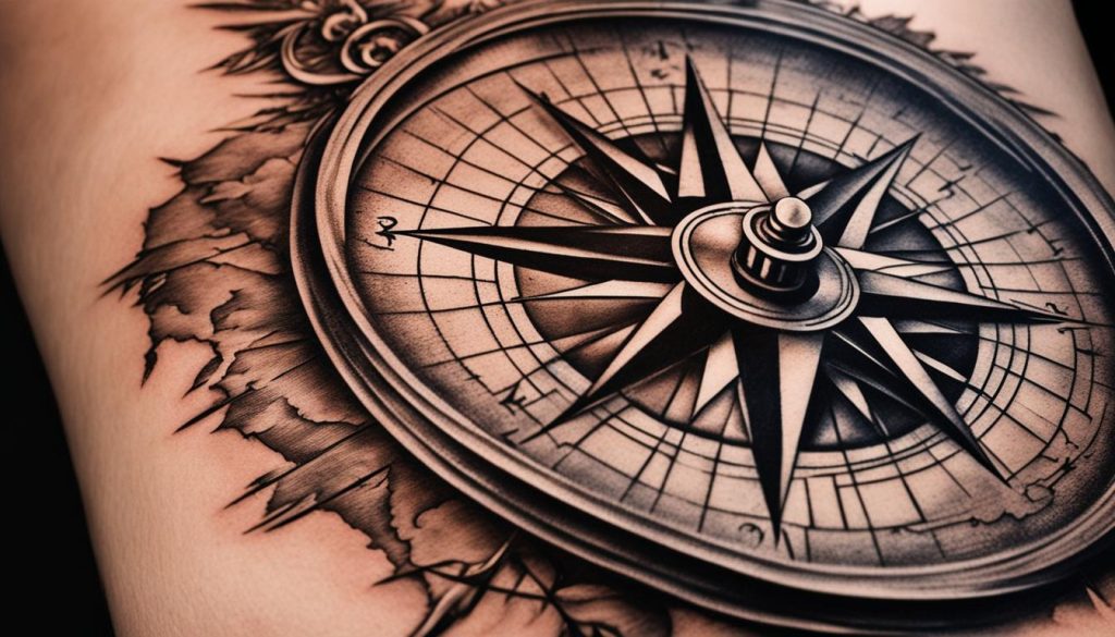 brújula tatuaje significado