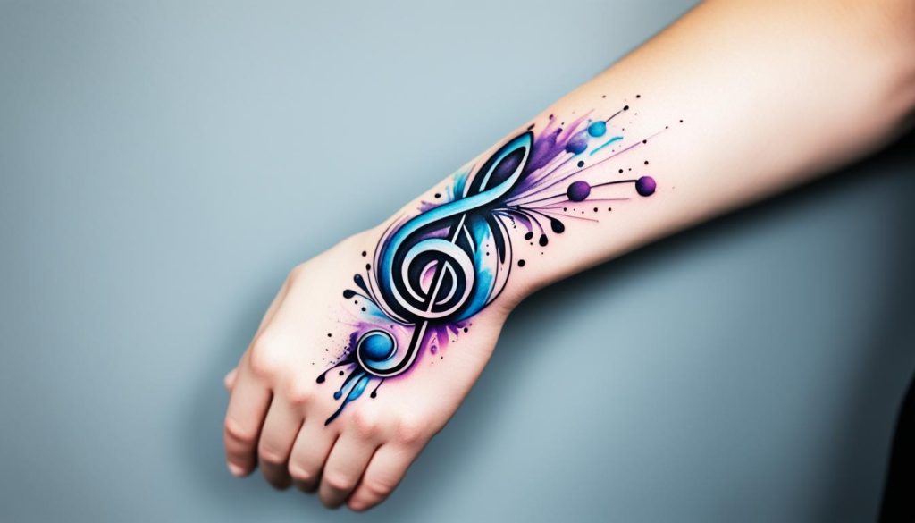 tatuajes de notas musicales y su significado